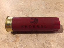 Load image into Gallery viewer, Dark Red Burgundy Empty 12 Gauge Shotgun Shells Used Casings Fired Hulls Spent Cartridges Federal Maroon 10 Pcs - FREE SHIPPING
