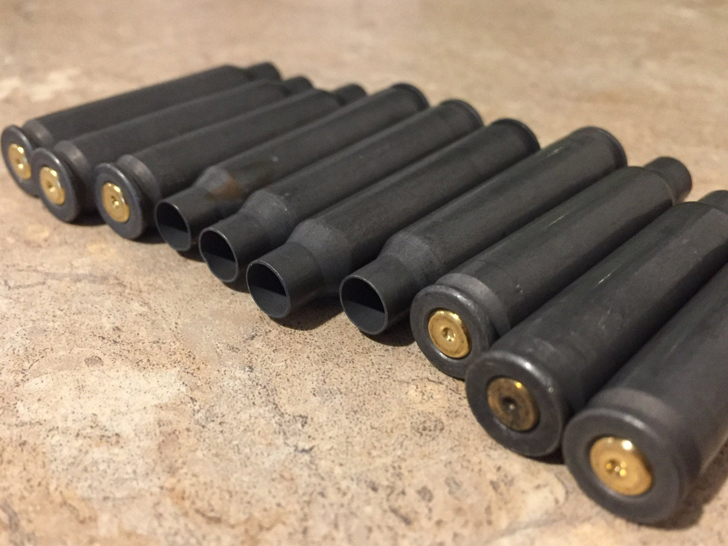 223 Steel Empty Bullet Ammo Spent Bullet Casings AR15 5.56 Cartridges Rifle Shells Qty 10
