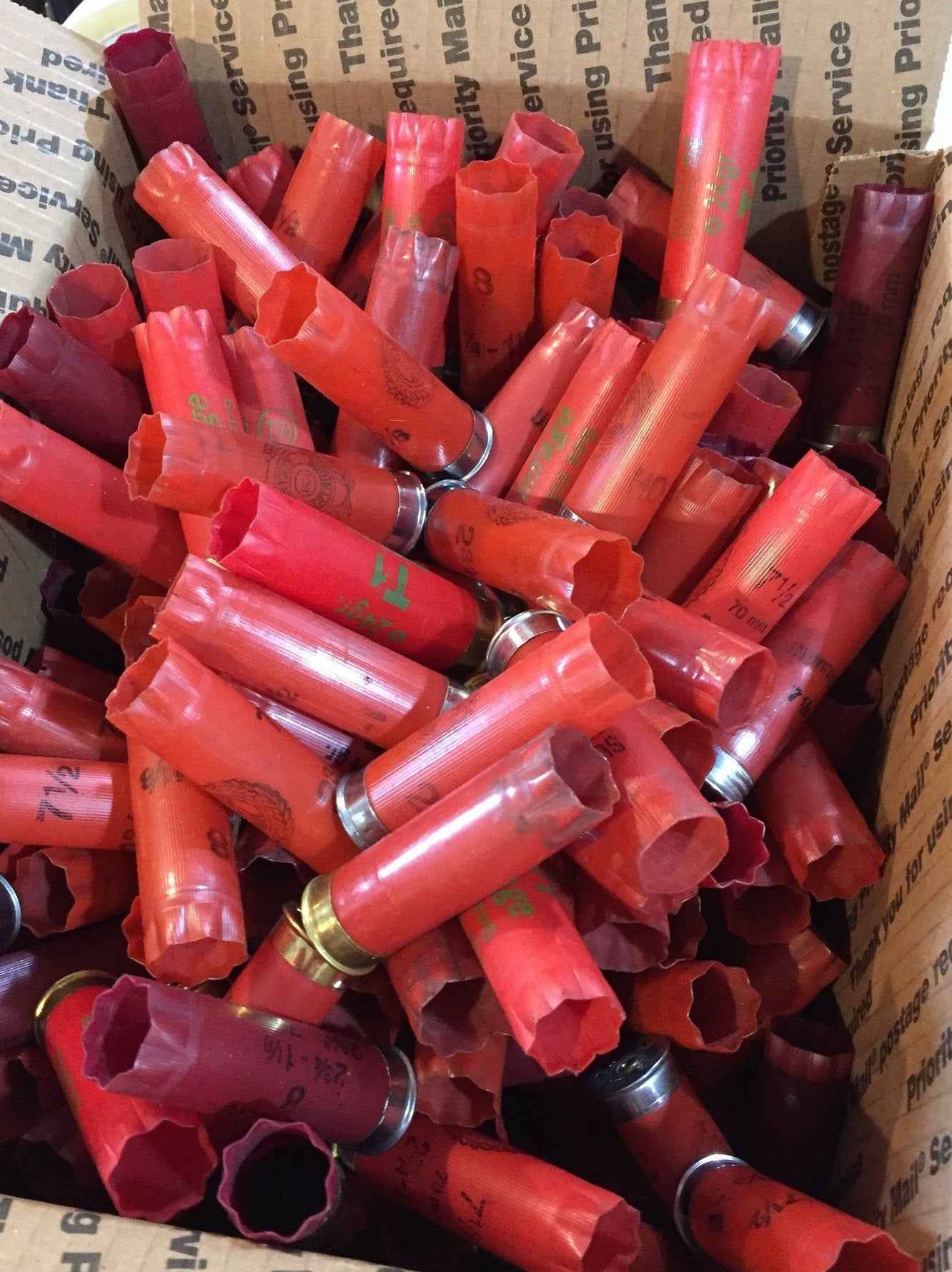 Dark Red 12GA Hulls