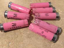 Load image into Gallery viewer, 100 Pink Empty Shotgun Shells 12 Gauge Shotshells Spent Hulls Federal Cartridges Fired Casings 12GA Shot Gun Shells | FREE SHIPPING
