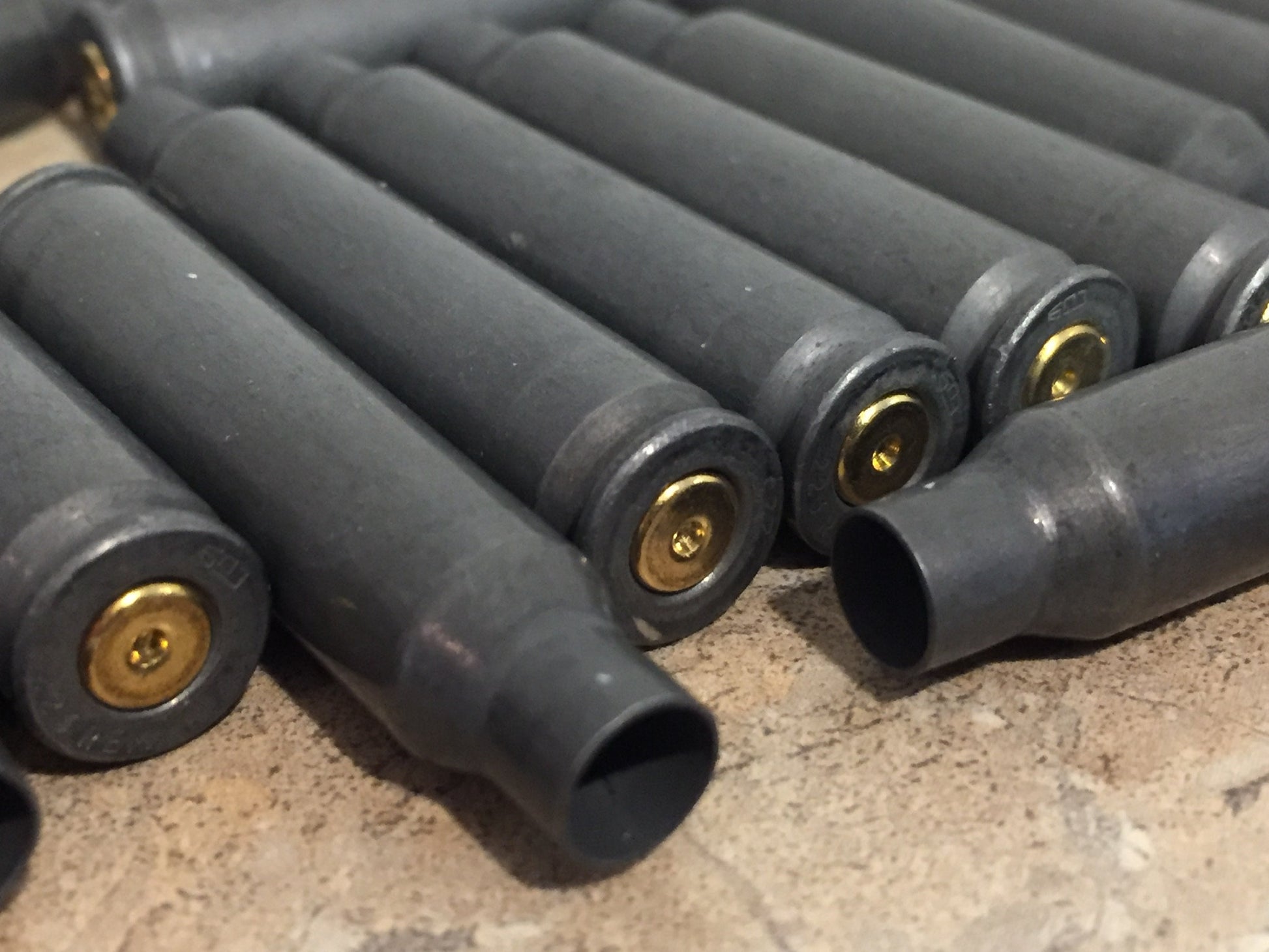 Used 223 5.56 Steel Bullet AR15 Casings Fired Ammo Spent Shells Qty 25