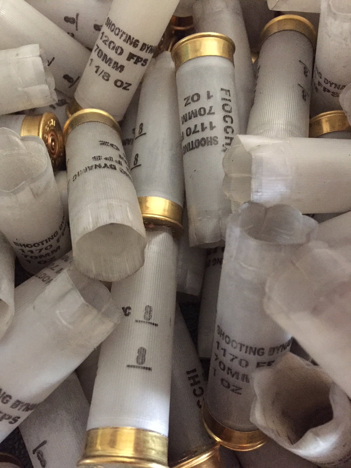 Once Fired 12GA Hulls