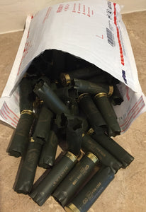 100 Green Used Shotgun Shells Shipped Free USPS Priority Mail
