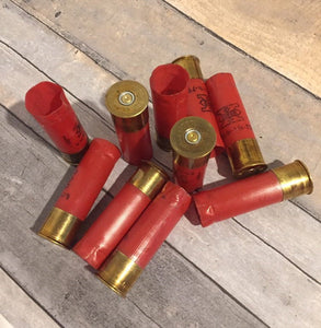 Winchester Red Shotgun Shells Empty 12 Gauge Used 12GA Hulls 10 Pcs