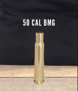 50 Caliber Barrett Bullet Casings BMG Hand Polished Fired Brass