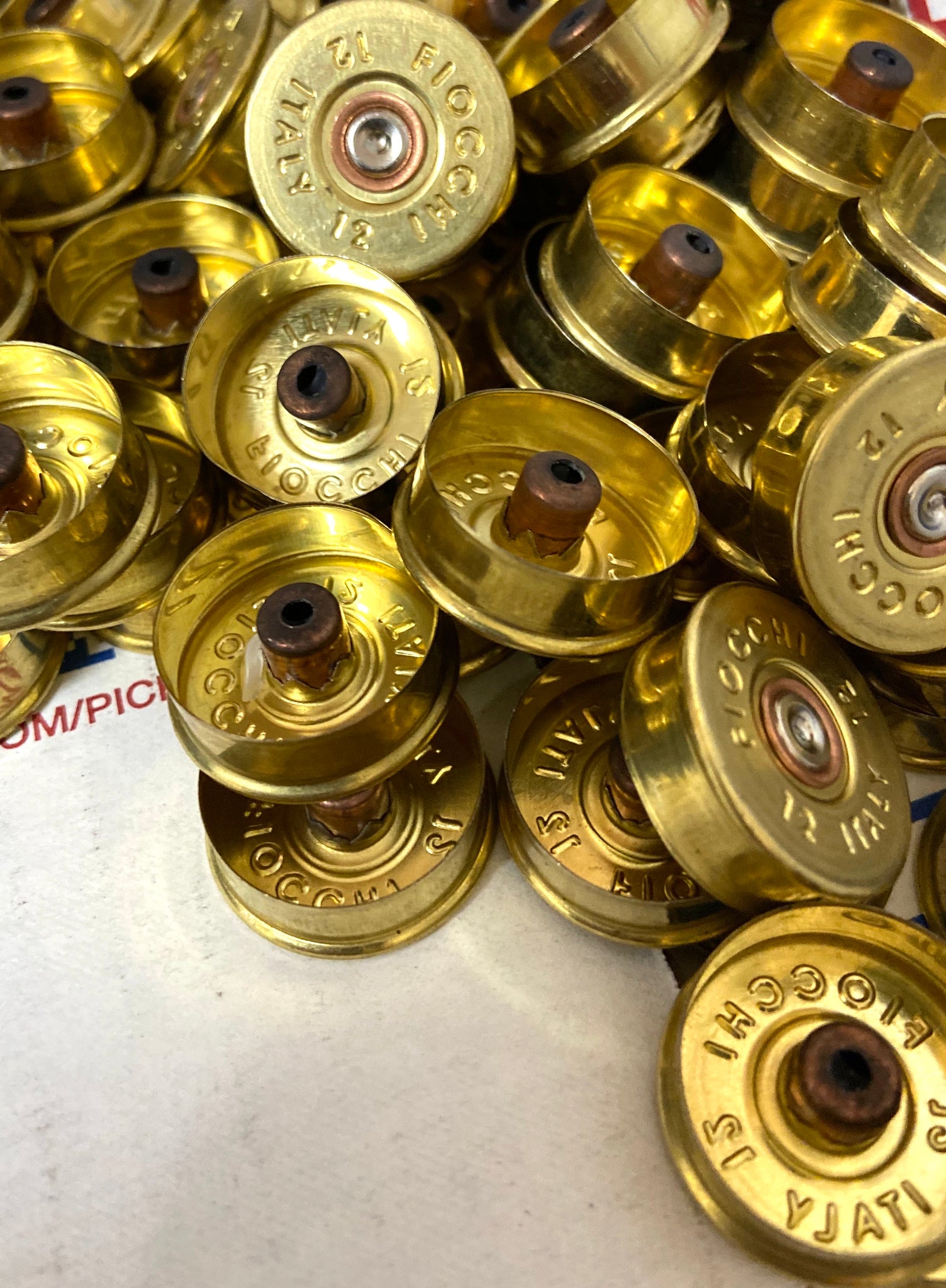 Gold Head Stamps Shotgun Shell 12 Gauge End Caps Brass Bottoms – Craft ...