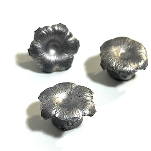 9MM Bullet Blossoms Silver Gray Qty 3 Pcs - Free Shipping