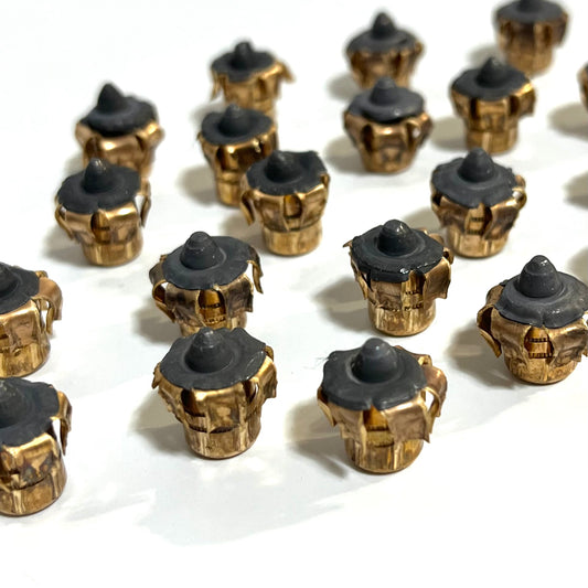 9MM Bullet Flowers Fired Bullets Copper Gray Qty 3 Pcs