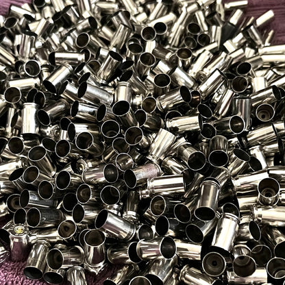 Nickel .380 Auto Brass Shells