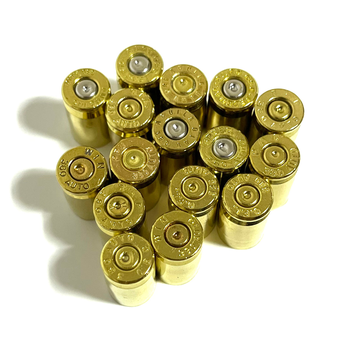 380 Auto Once Fired Brass Casings Cleaned Empty Shells ...