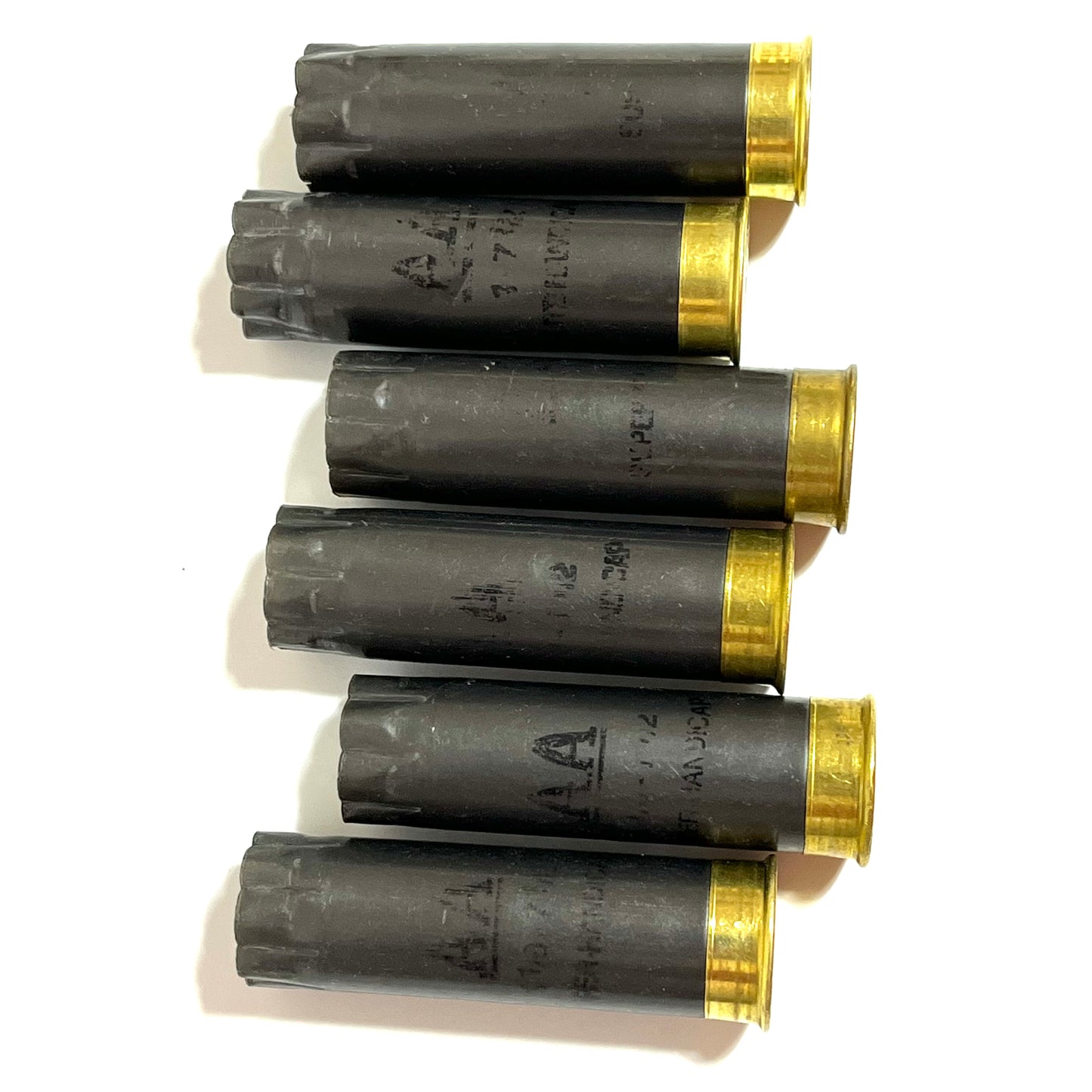 Dark Gray Shotgun Shells 12 Gauge Empty Hulls Spent Casings Used Fired Ammo Cartridges AA WINCHESTER Qty 15 Pcs - FREE SHIPPING