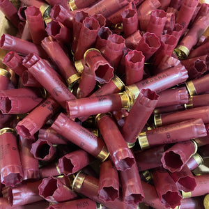 Federal Dark Red 12 Gauge Shotgun Shells Spent Hulls Used Empty 12GA 750 Pcs - FREE SHIPPING