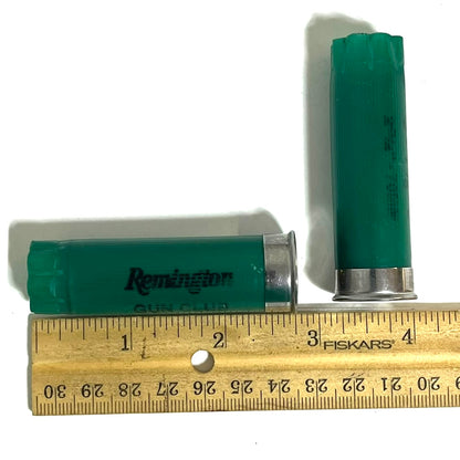 Remington Gun Club Green Empty Shotgun Shells 12 Gauge Shotshells Spent Used Cartridges Fired Casings 12 GA Shot Gun Hulls | Qty 15