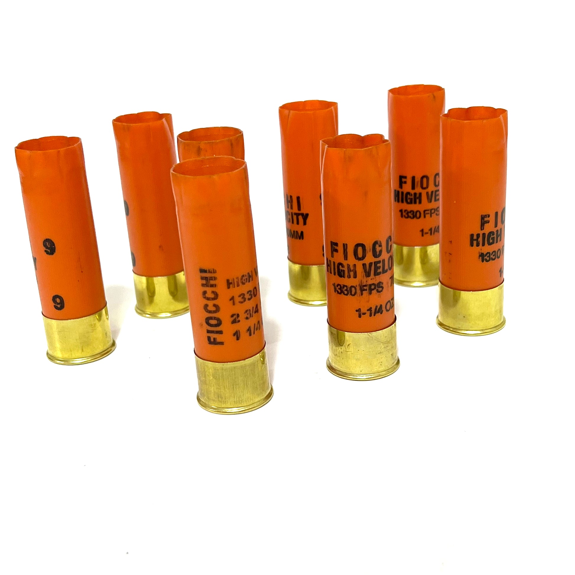 High Brass Gold Bottom Orange Shotgun Shells
