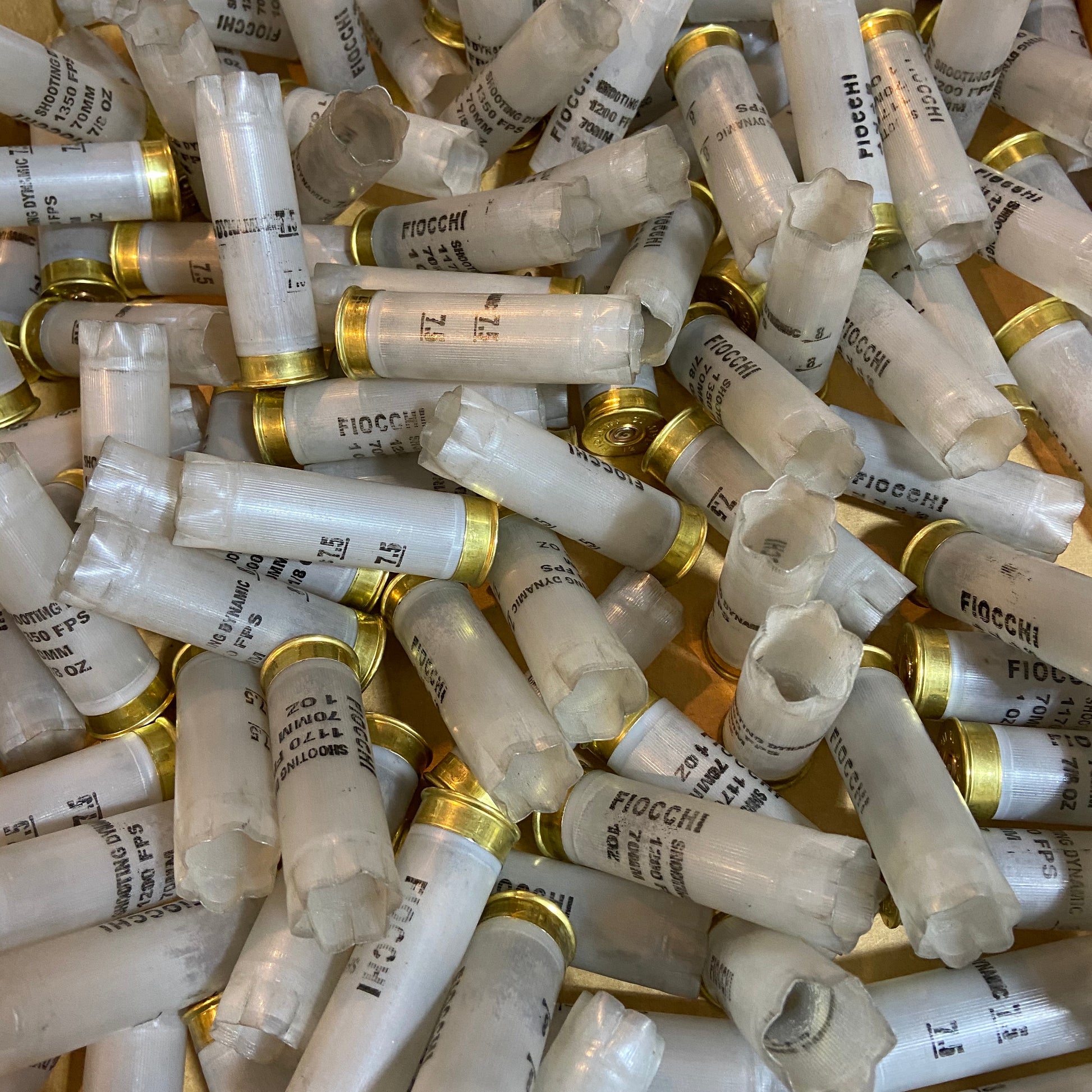 Translucent Clear 12 Gauge Hulls 12GA Fiocchi
