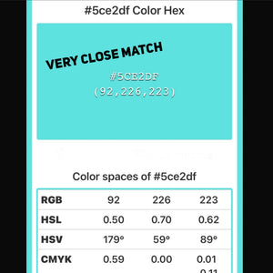 Approximate color match