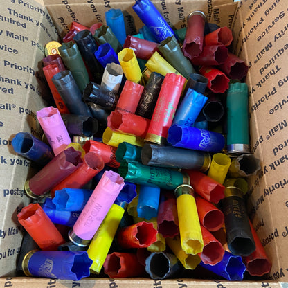 Mixed Empty Shotgun Shells 12GA Fired Hulls Spent Casings 200 Mixed Colors Various Gauges 12GA 20GA 410GA 28GA | FREE SHIPPING