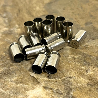 Nickel .380 Auto Brass Shells