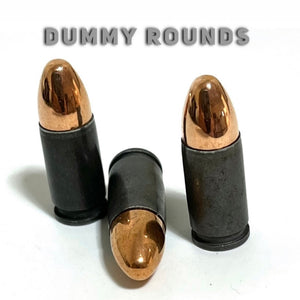 Dummy 9MM Gray Steel Casings With New Bullet