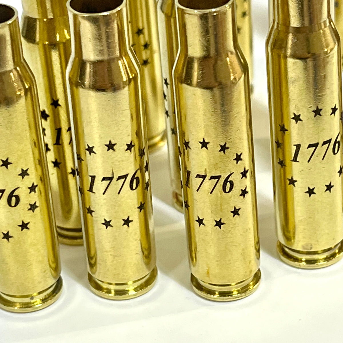 308 WIN Brass Shells 1776 Betsy Ross Engraved Casing 5 Pcs – Craft ...