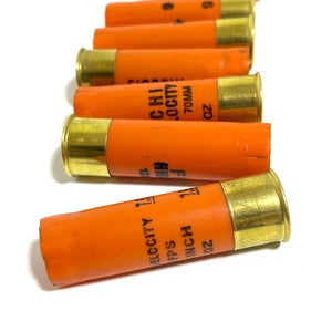 Blank Orange Shotgun Shells