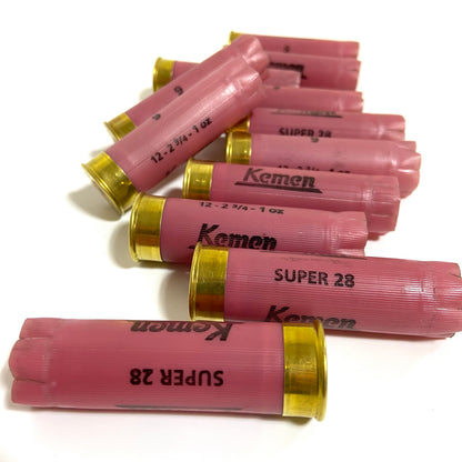 Pink Salmon Shotgun Shell 12 Gauge Empty Pink 12GA Hulls Shotshells Spent Casings 