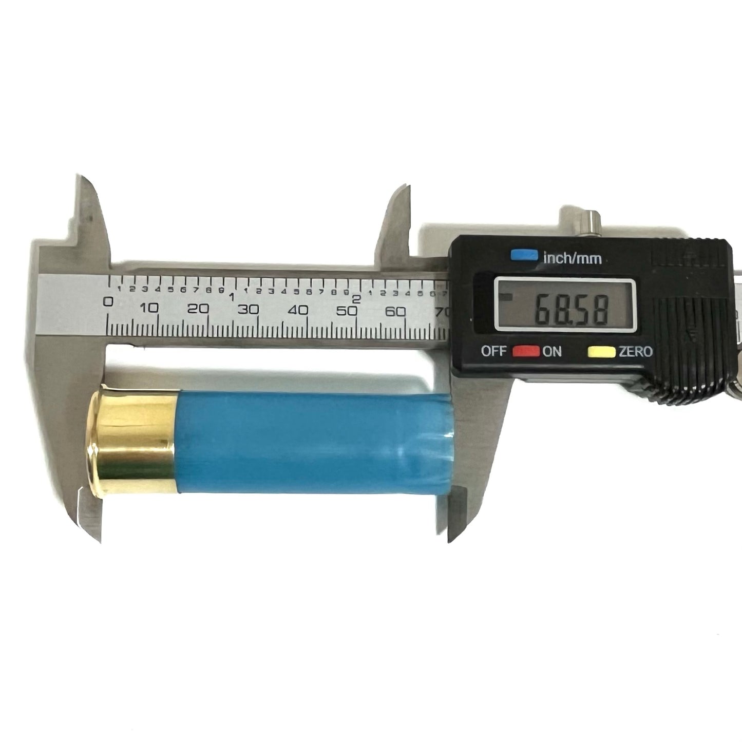 Light Blue Shotgun Shells | 12 Gauge Blank Hulls, High Brass | Qty 8