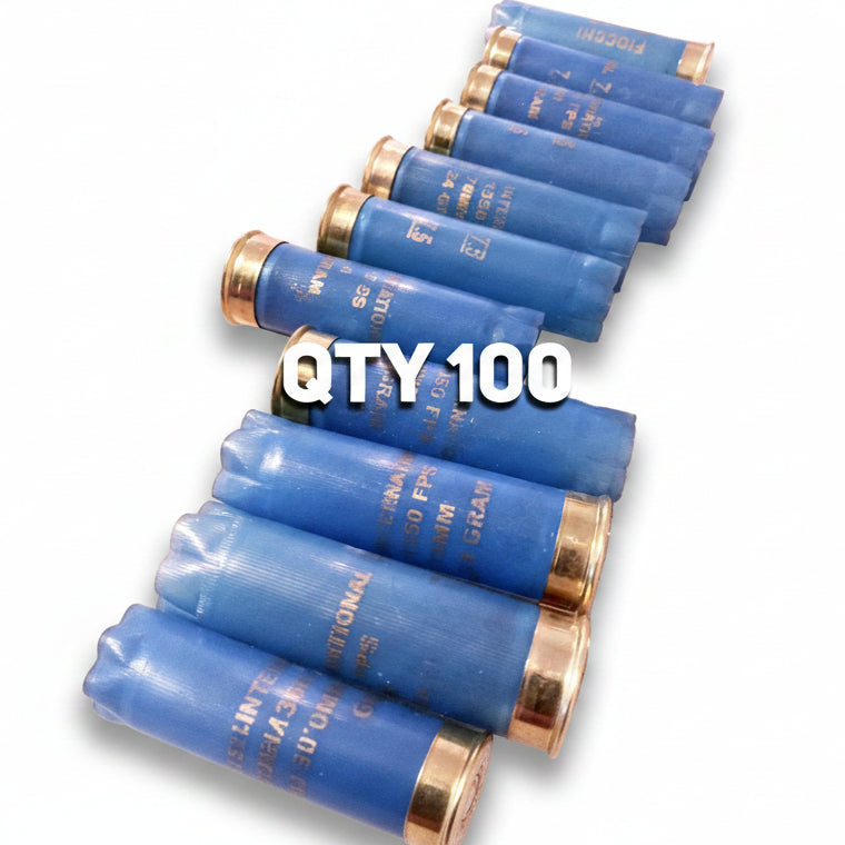Light Blue Empty Shotgun Shells 12 Gauge Hulls