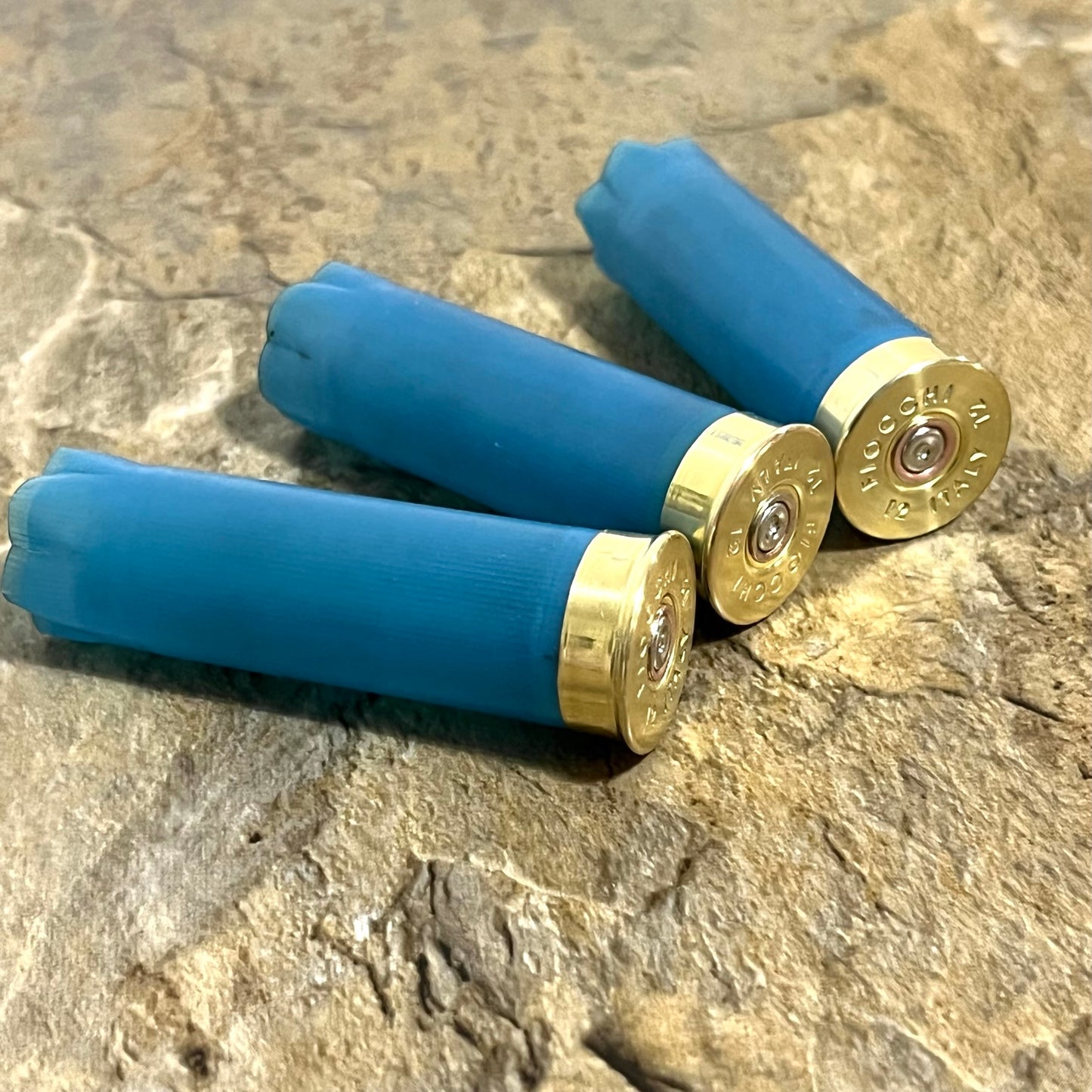 Blank Light Blue Shotgun Shells 12 Gauge Blank No Markings on Hulls DIY Boutonniere Craft Supplies 8 Pcs