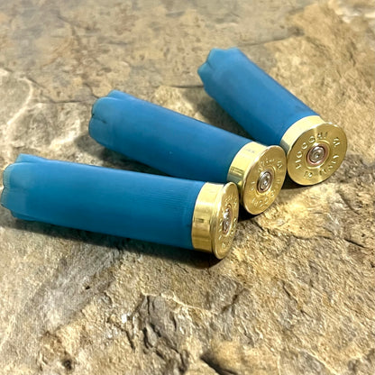Blank Light Blue Shotgun Shells 12 Gauge Blank No Markings on Hulls DIY Boutonniere Craft Supplies 8 Pcs