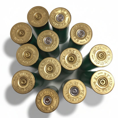 Remington 12 Gauge Headstamps On Light Green Hulls