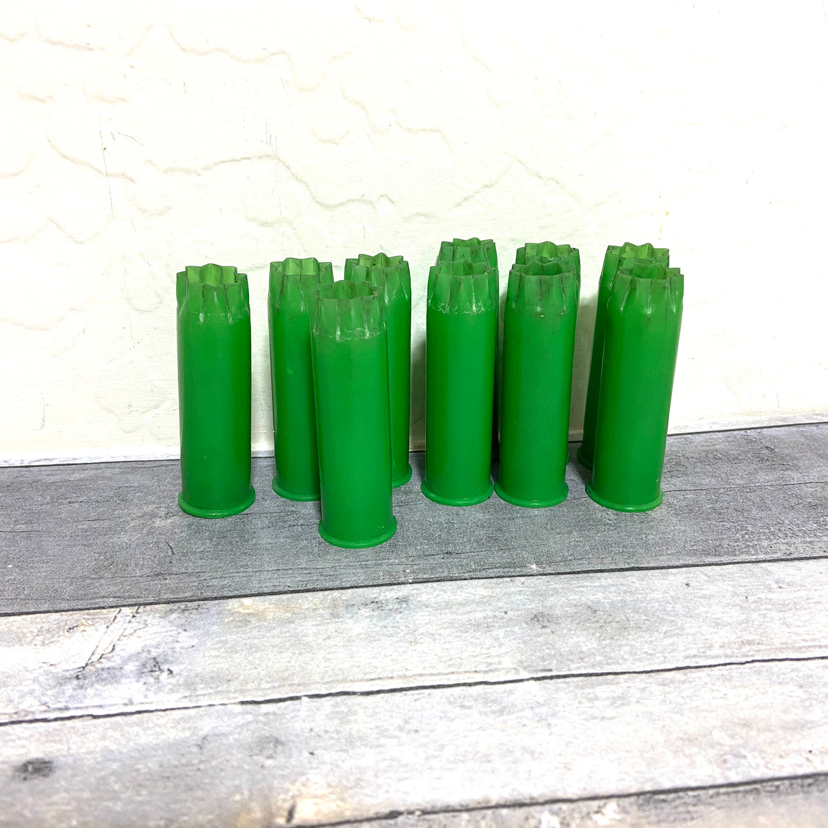 Empty Shotgun Shells Lime Green