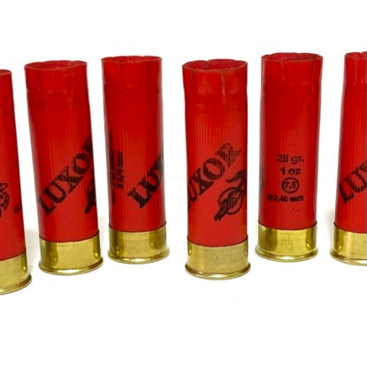 Luxor Red Shotgun Shells 12 Gauge Empty Once Fired 12GAHulls