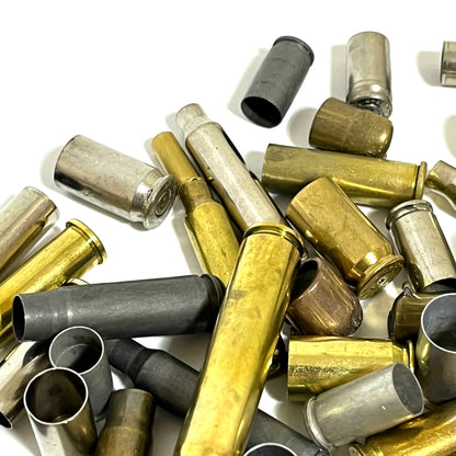 Recovered Once Fired Bullets And Mixed Spent Bullet Casings Qty 50 Pcs