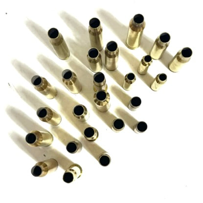 Mixed Rifle Brass Casings — 8 Calibers, Once-Fired (Qty 32)