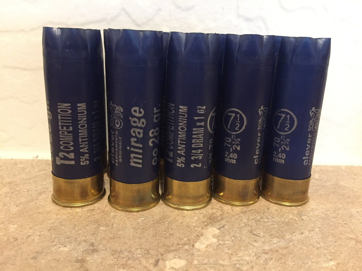Navy Blue 12 Gauge Shotgun Shells 12GA Blue Hulls