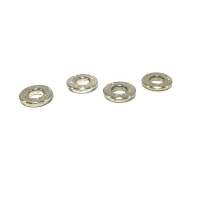 Deprimed 308 WIN Thin Cut Nickel Polished Bullet Slices Qty 15 | FREE SHIPPING