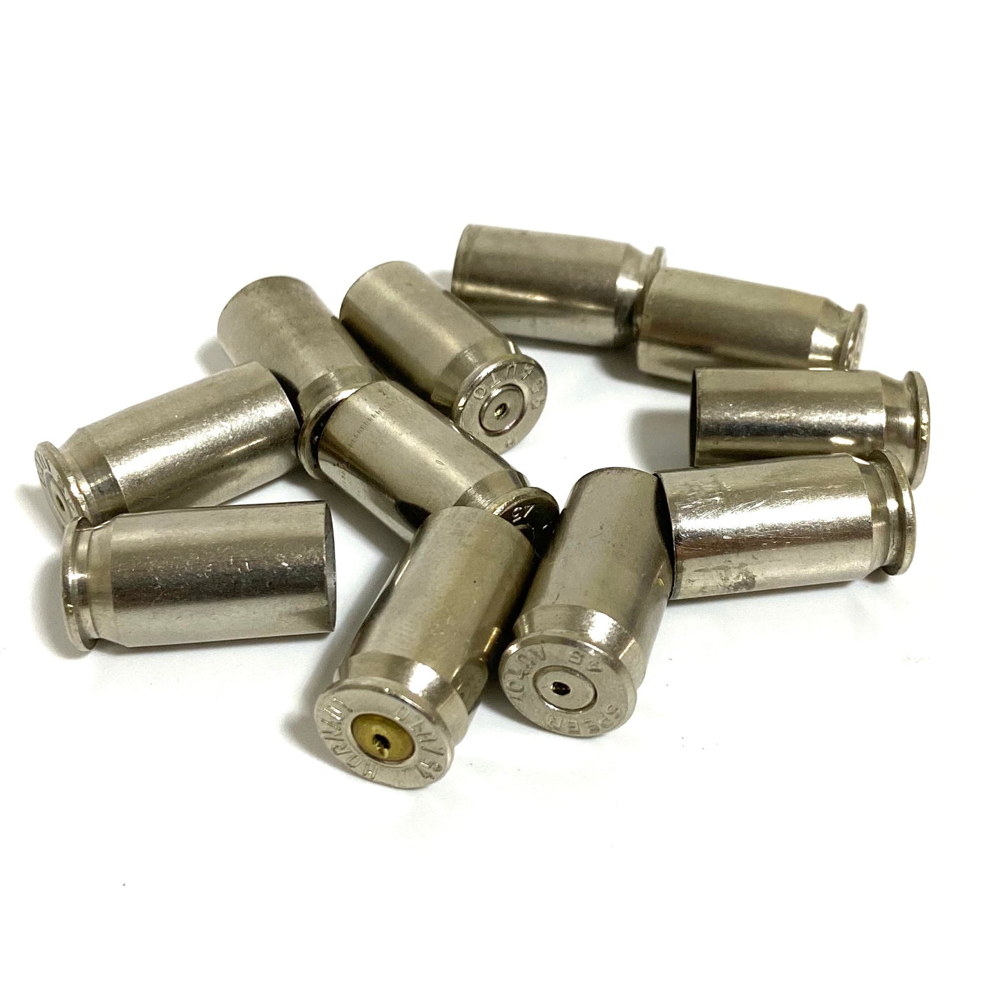 Spent Nickel Casings 45 Caliber