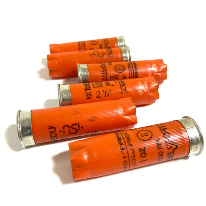 Nobel Orange Shotgun Shells Empty 12GA Hulls Once Fired 12 Gauge Spent