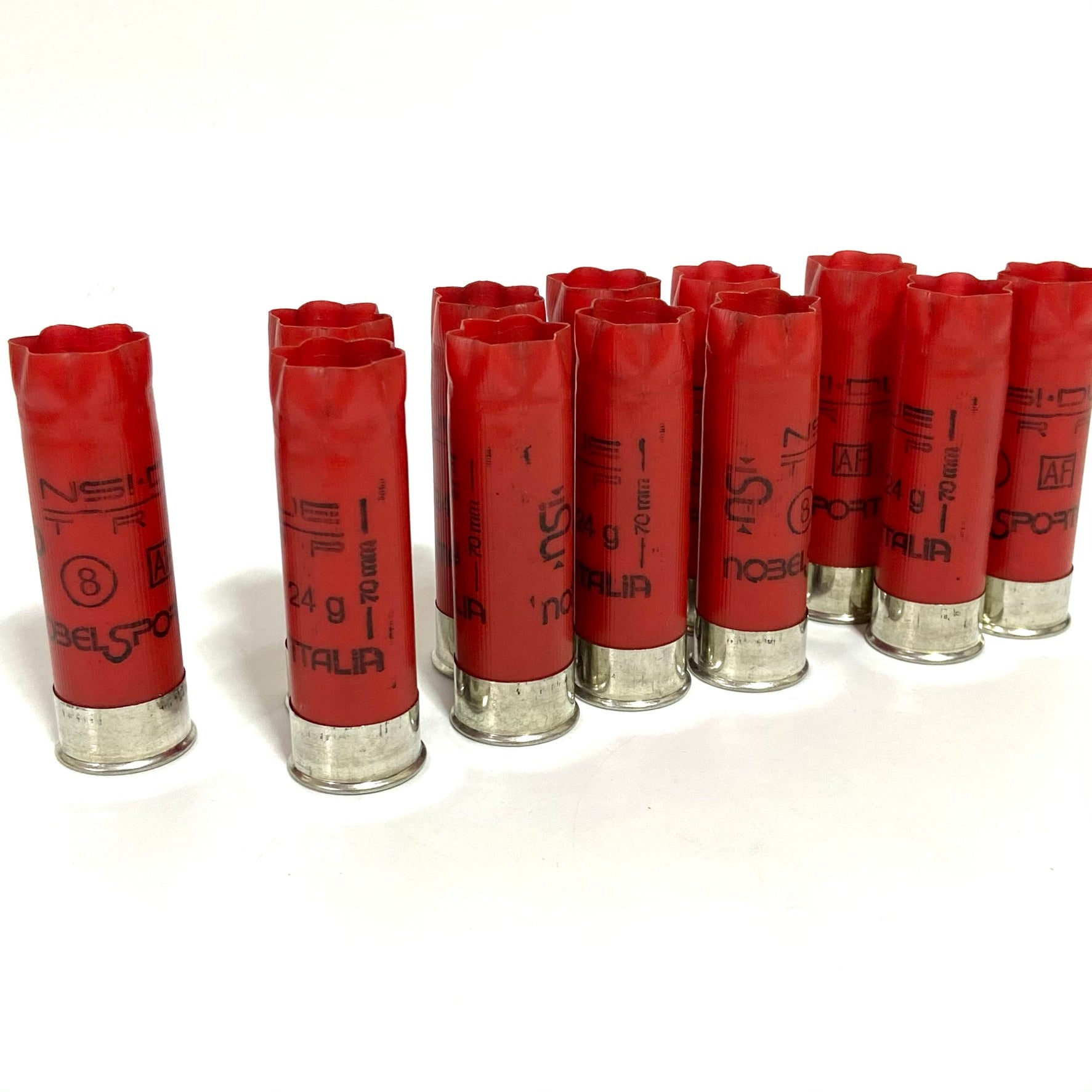 DIY Shotgun Shell Boutonnieres Bright Red
