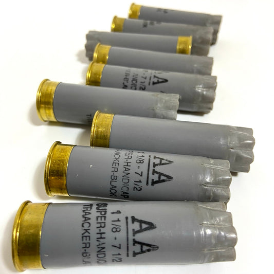 Once Fired 12GA Hulls Light Grey 