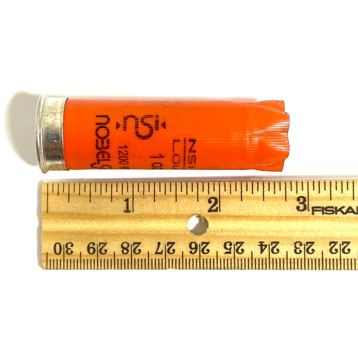 Orange 12 Gauge Shotgun Shells Empty 12GA Hulls Size Dimensions