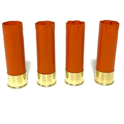 Fiocchi Orange Shotgun Shells | 12 Gauge Blank Hulls, High Brass | Qty 8