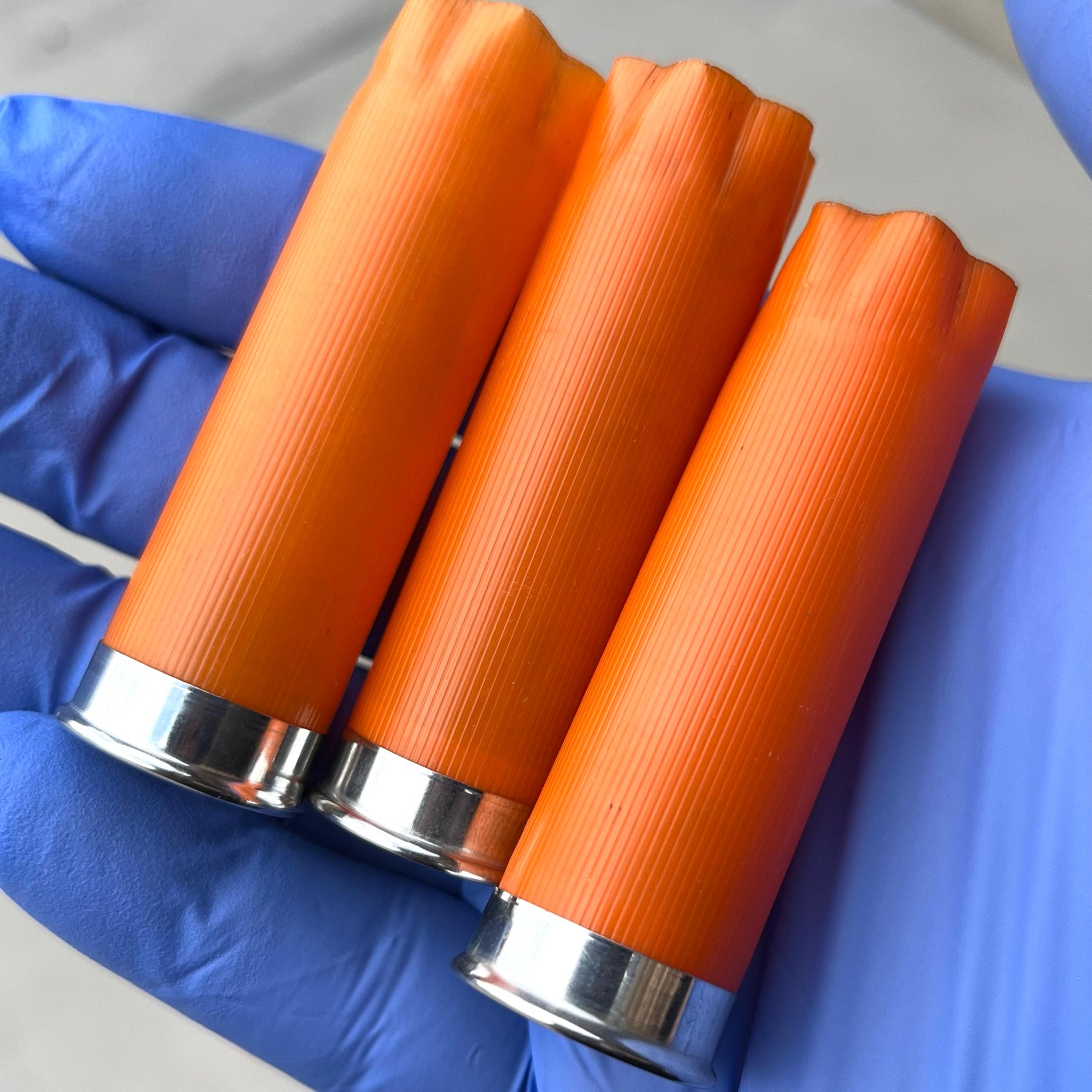 Orange Shotgun Shells Boutonnieres For Wedding