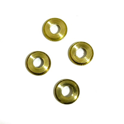 Deprimed 45 ACP Thin Cut Brass Polished Bullet Slices Qty 15