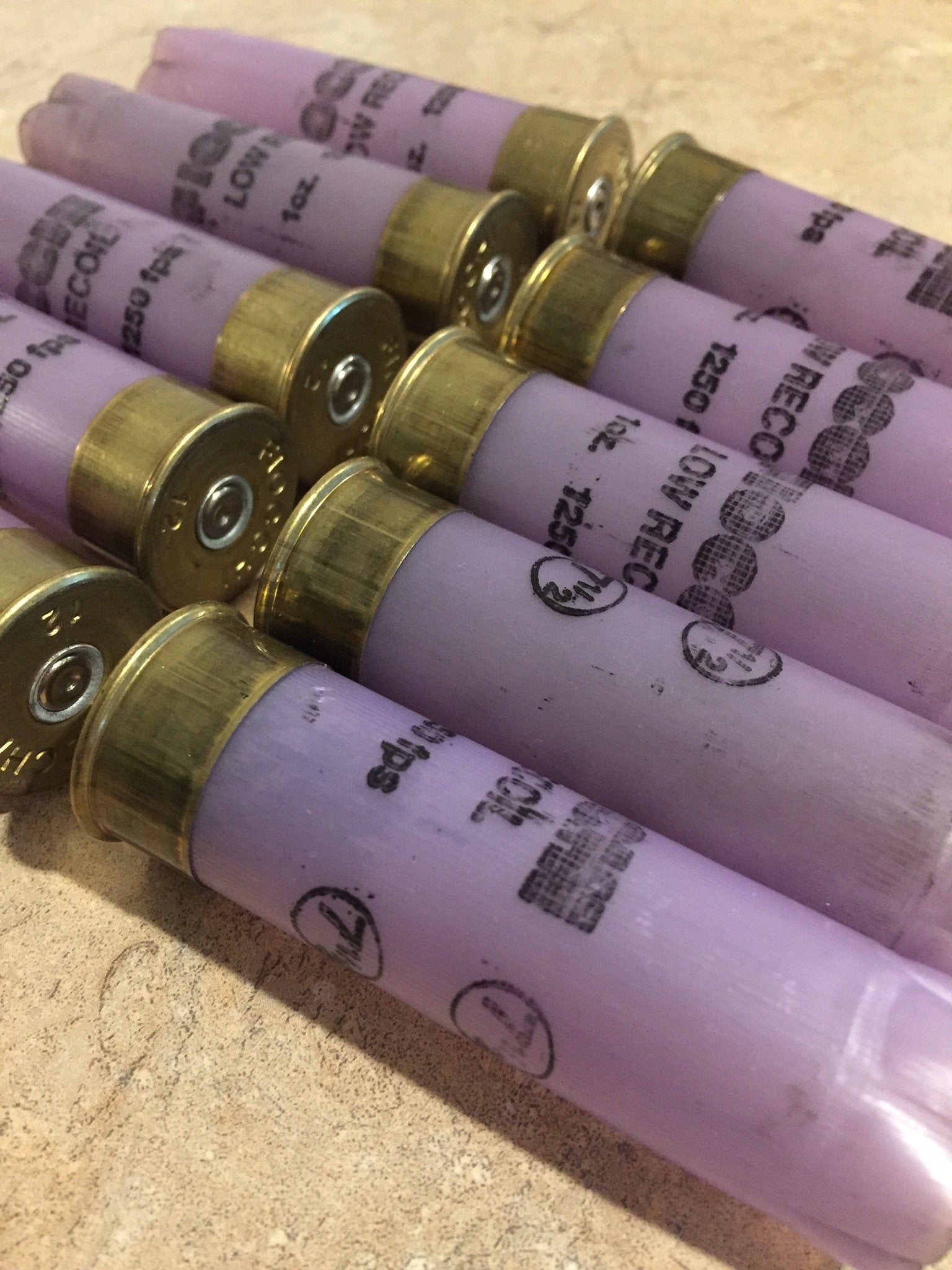 Light Purple Lavender 12GA Hulls 12 Gauge Shotgun Shells