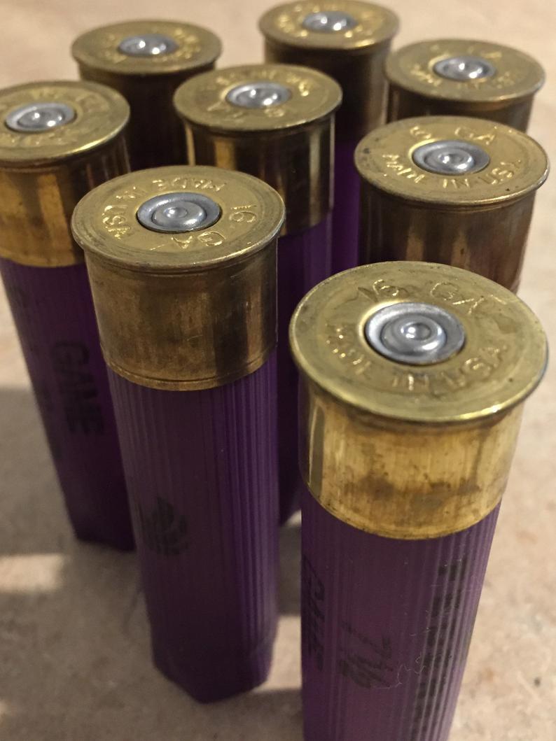 Purple used hulls 16 gauge