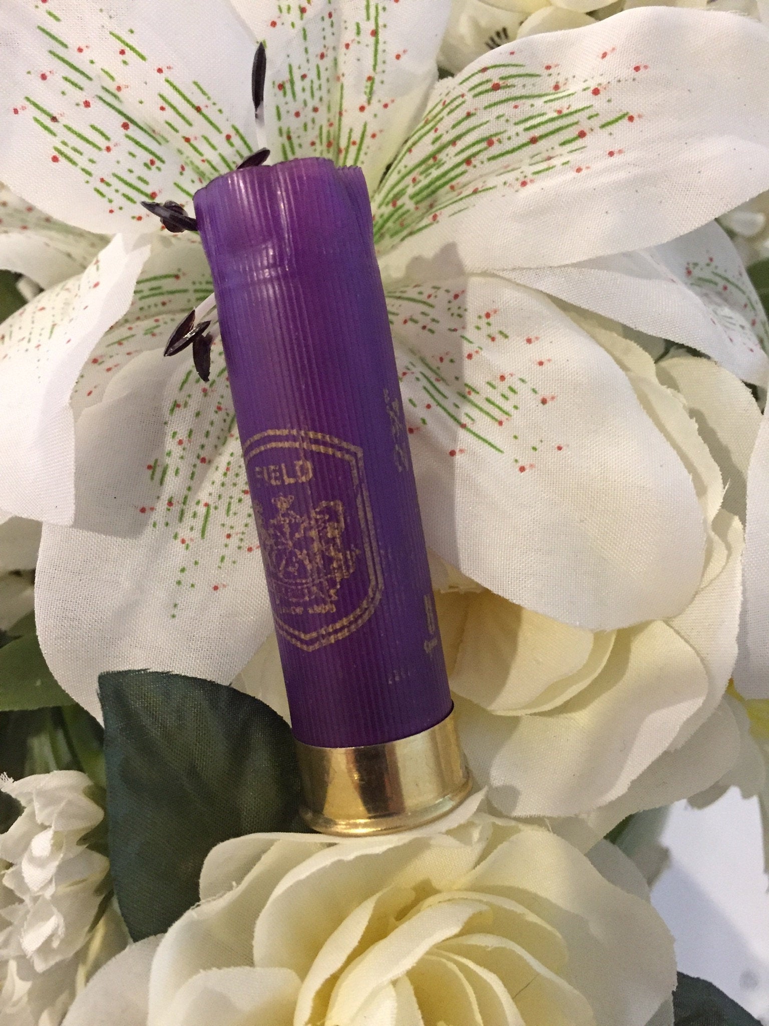 Diy Shotgun Shell Boutonnieres Purple