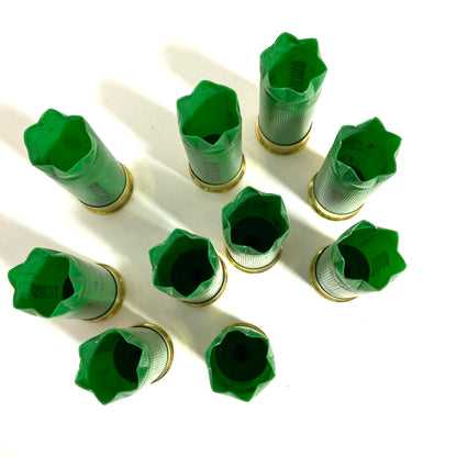 RC Titano Green Shotgun Shells 12 Gauge Empty Spent Hulls 12GA Qty 10