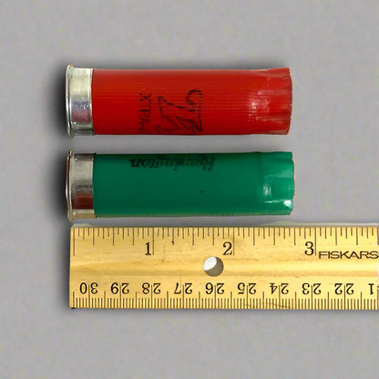 Size Dimension Green And Red Shotgun Shells